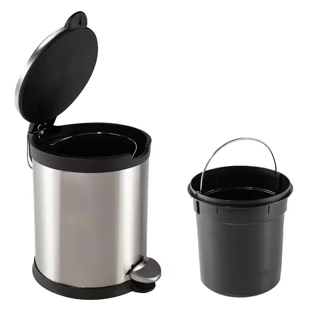 HTI-Living Kosmetikeimer Jannik 3L Edelstahl Treteimer Bad