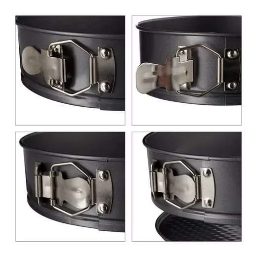 Relaxdays Springform Set 4-teilig Backformen für Kuchen Torten