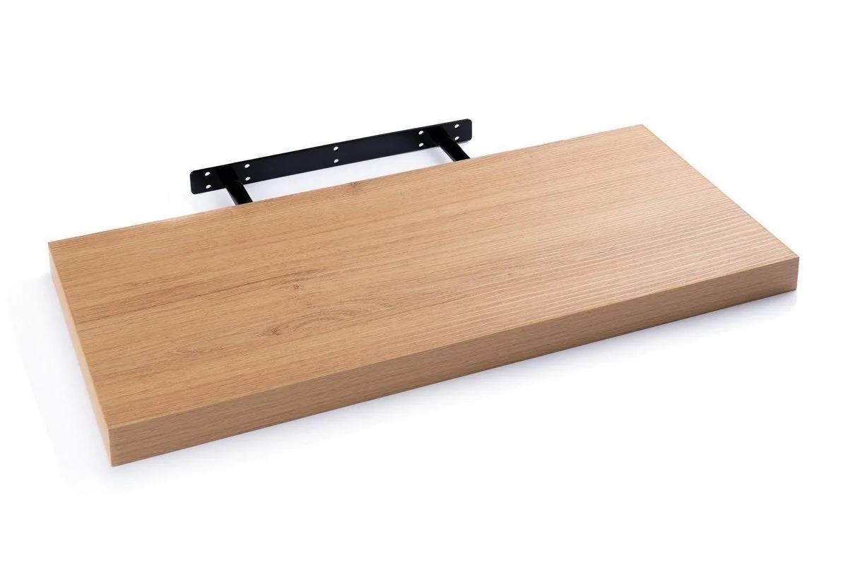 HOME4YOU Wandregal Wandboard mit Halterung 60 cm 2er Set