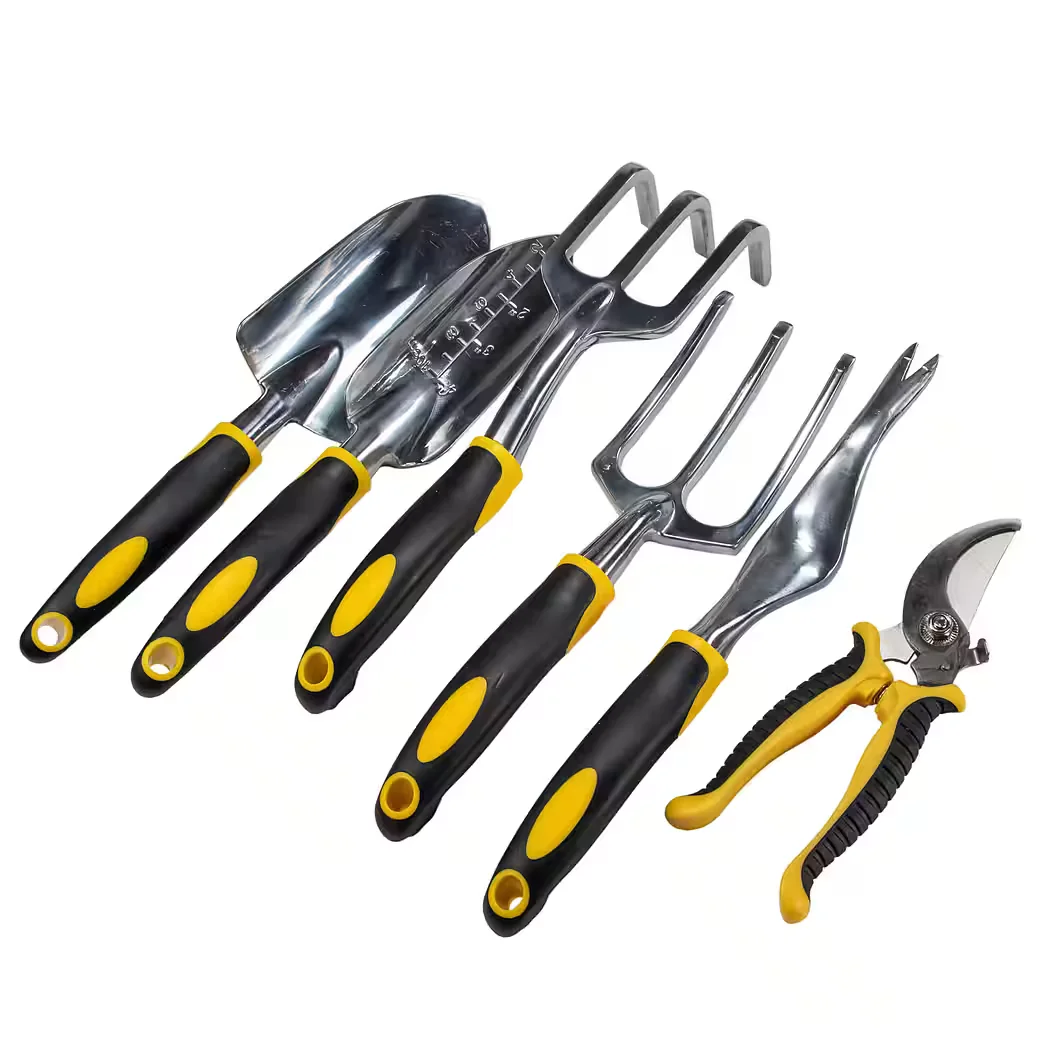 BEAST Gartenpflege Set 6 teilig Schaufel Kelle Kultivator Harke