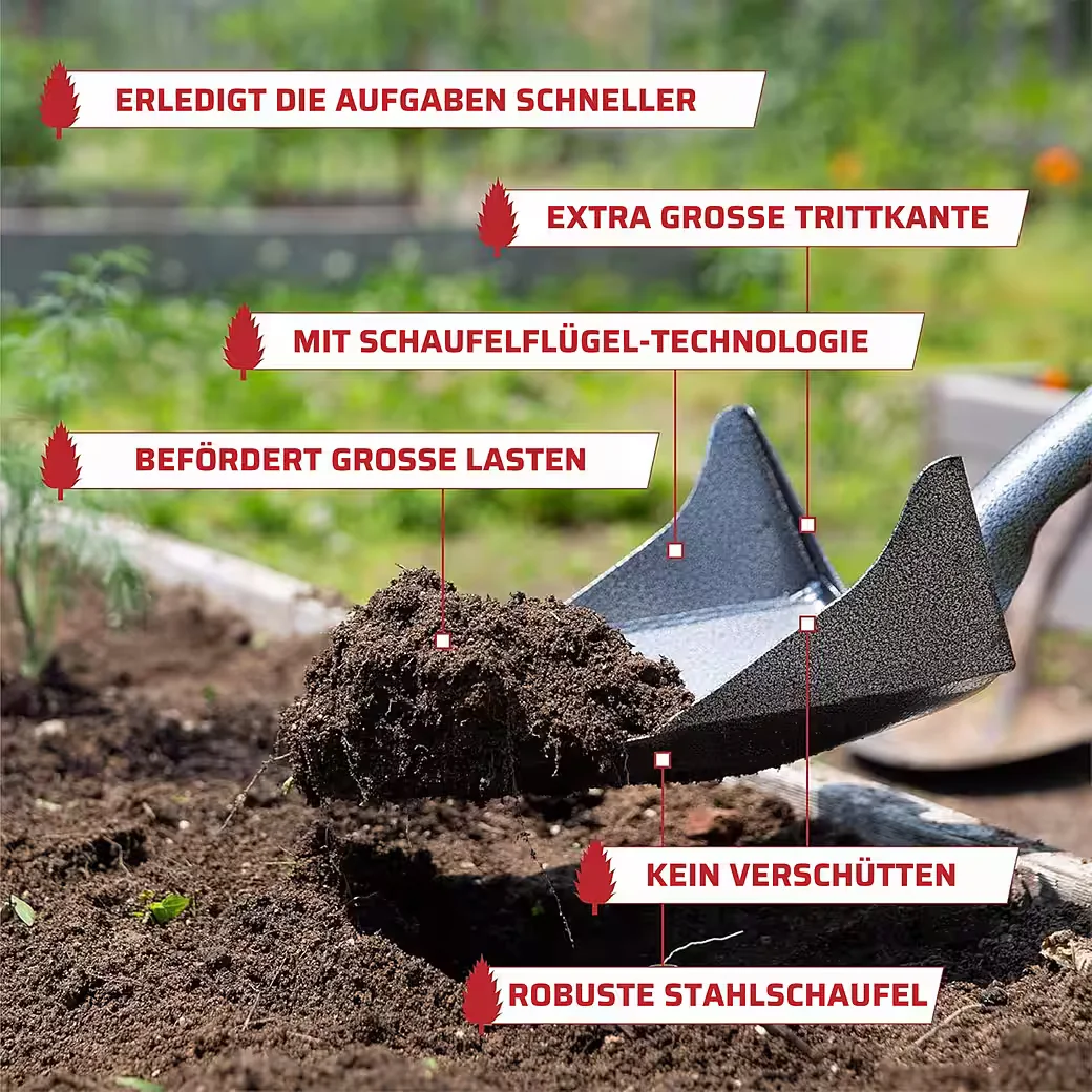ROOT SLAYER 110 cm, Radius Root Assassin Gartenschaufel robust