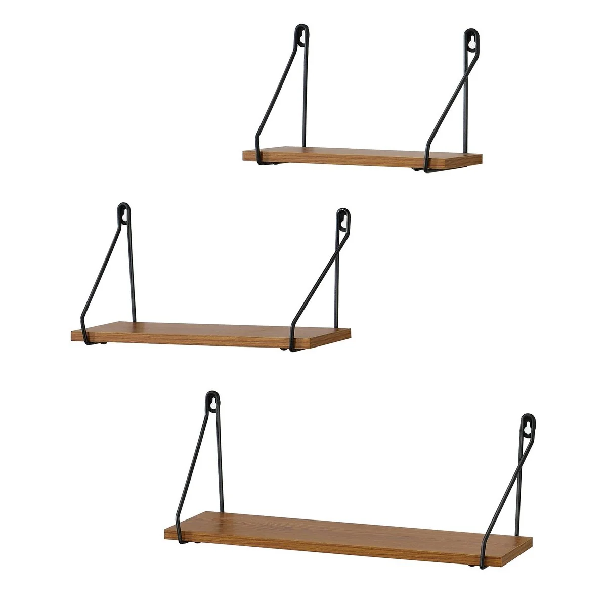 EN.CASA Wandregal Wandboard für Wohnzimmer Küche Bad