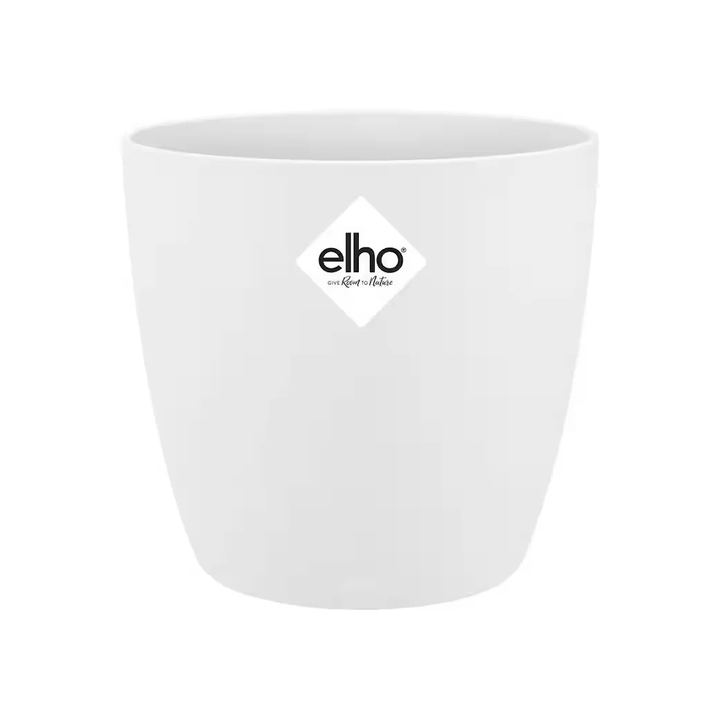 ELHO Brussels Übertopf Blumentopf 9,5 x 8,5 cm weiß