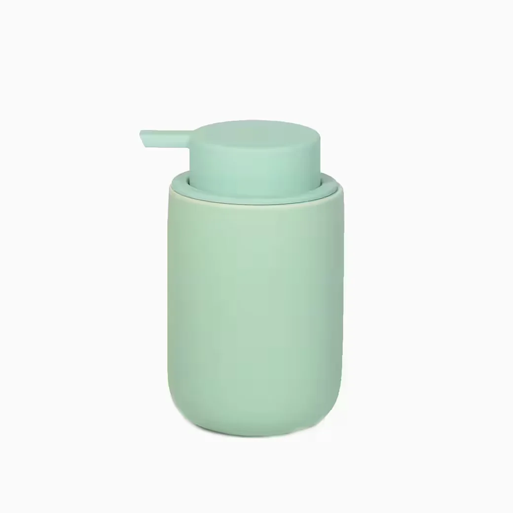 HOUSEPROUD Seifenspender Ceramic Silk Keramik für Bad nachfüllbar