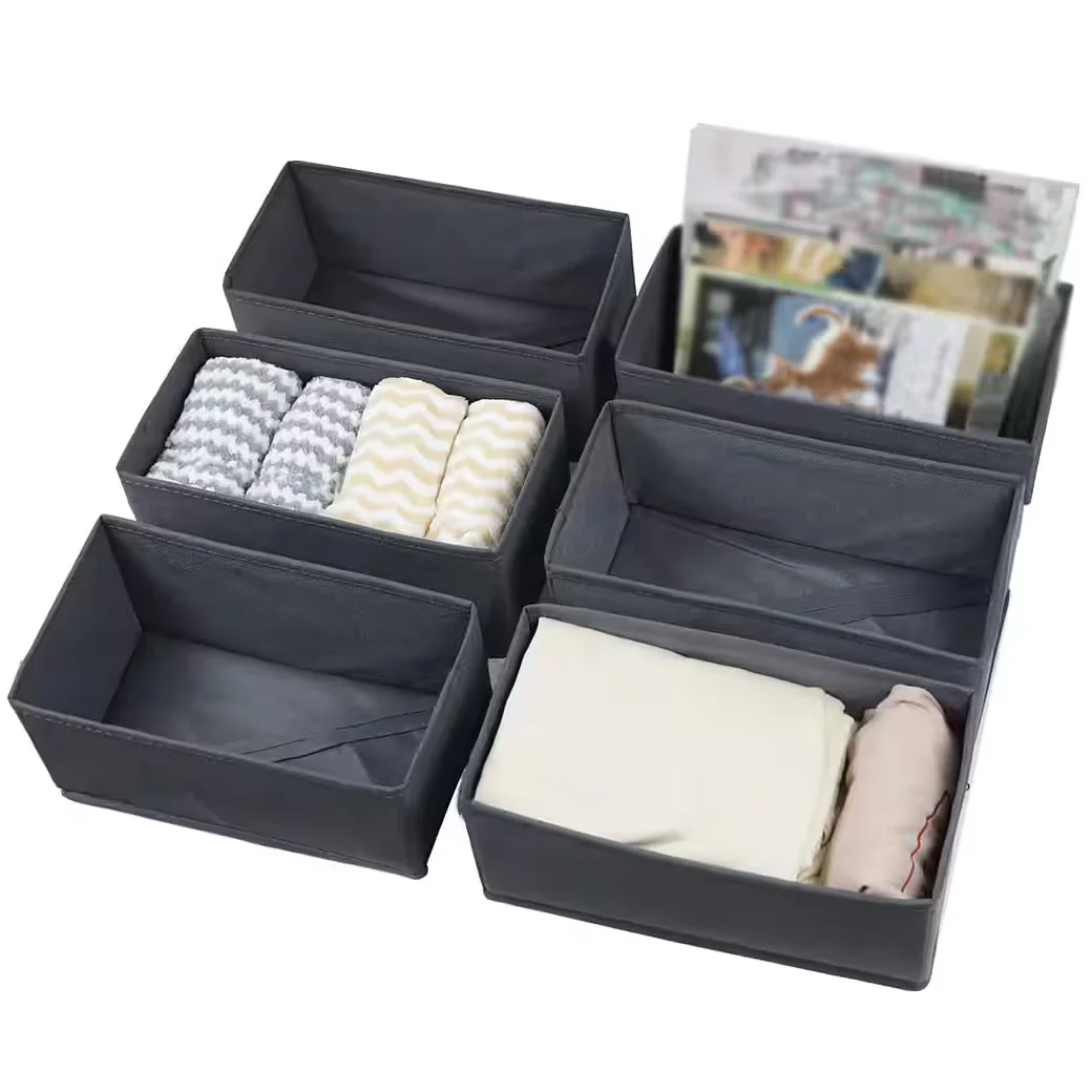 FOUORTUNATE-BEE Schubladen Organizer 6 Stück Kleiderschrank Set