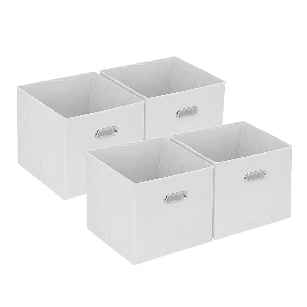 YOUYIJIA Aufbewahrungsboxen Faltboxen Set 8 Stück 32x32x32 cm