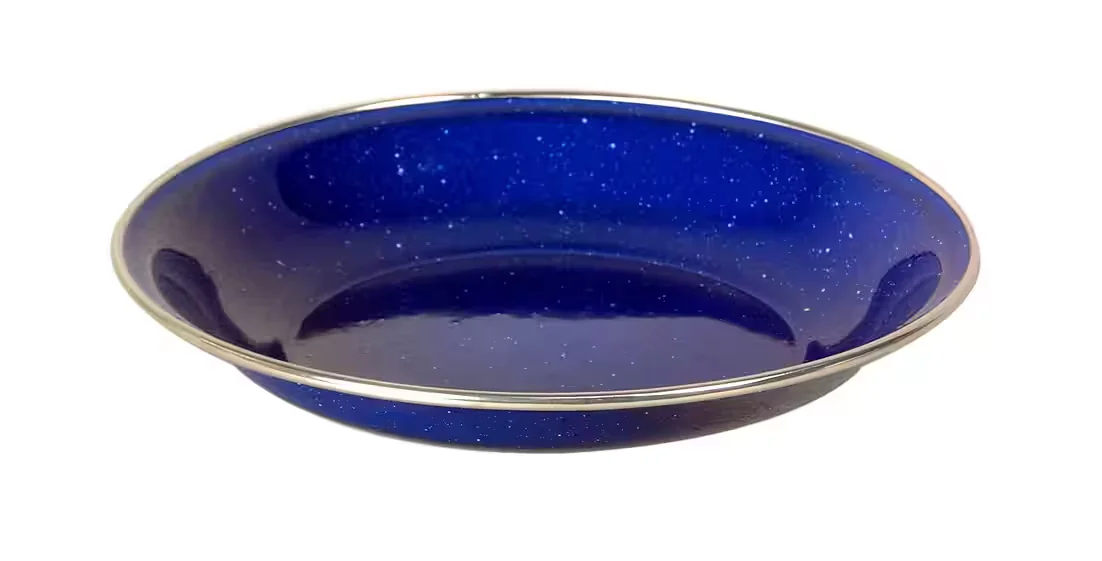 ORIGIN OUTDOORS Emaille Speiseteller robust hitzebeständig Camping