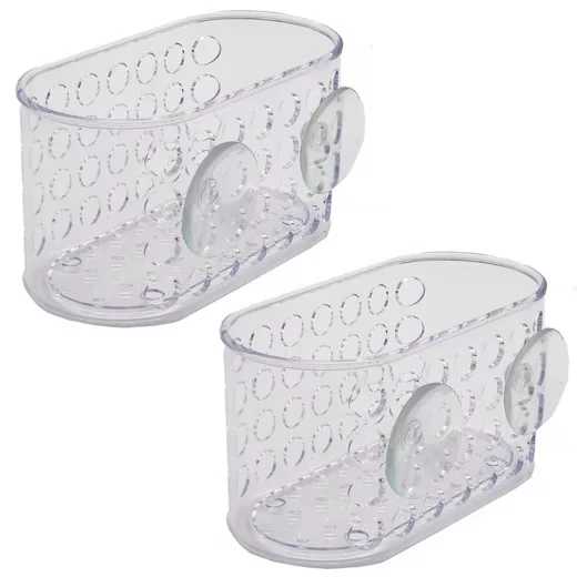 BENSON Duschablage 2er Set Duschregal Duschkorb Badregal
