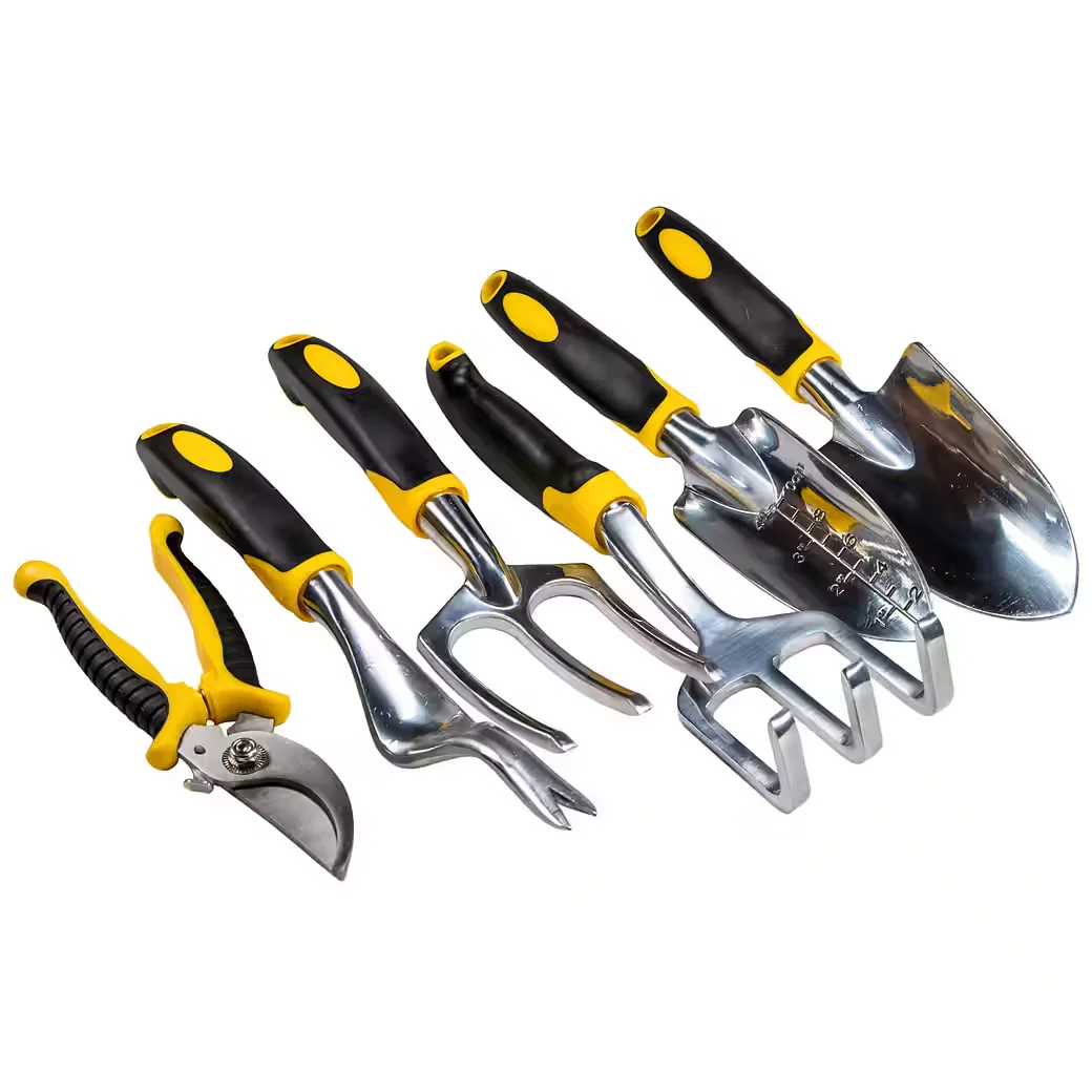 BEAST Gartenpflege Set 6 teilig Schaufel Kelle Kultivator Harke