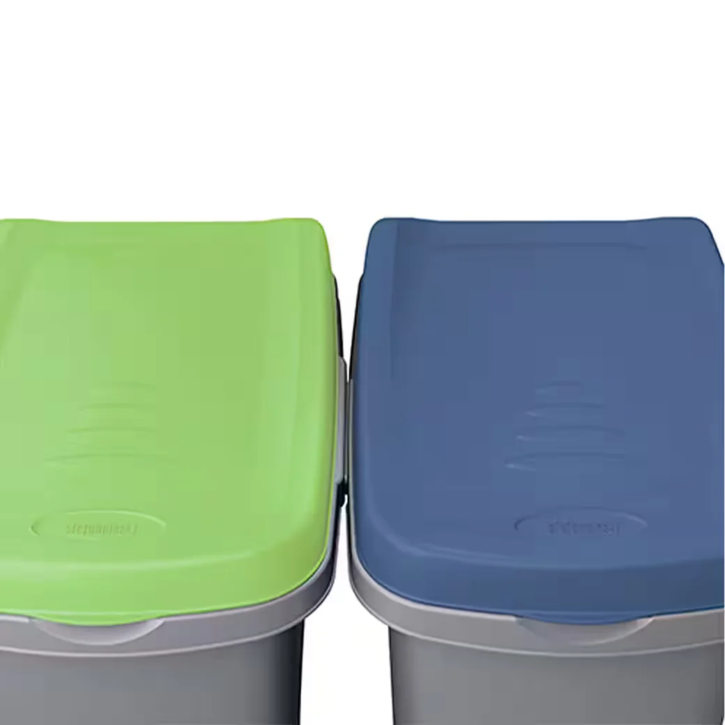 Casaria Mülleimer 25 L Küche mit Deckel geruchsdicht Beutelhalter