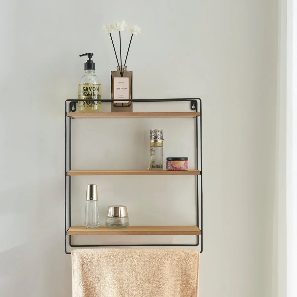 EN.CASA Wandregal Wandboard Regal zur Wandmontage
