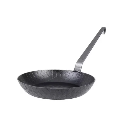 Gräwe Bratpfanne 24 cm mit Hakenstiel und extra hohem Rand