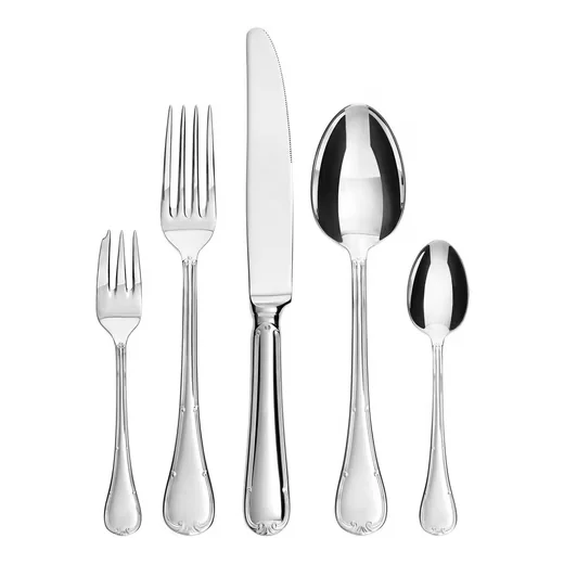 Gräwe Besteck-Set Bayreuth 10-teilig für 2 Personen Edelstahl silber