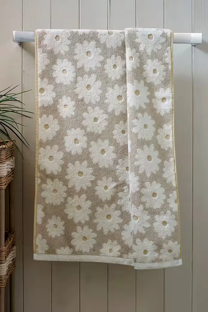 NEXT Handtuch aus 100 Prozent Baumwolle mit Blumenmotiv