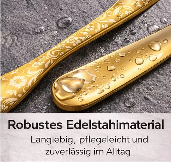 DIWZBYN Besteckset 20-teilig für 4 Personen aus Edelstahl