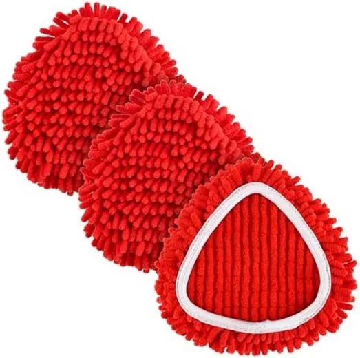 FELIXLEO 3 Ersatz Moppköpfe Chenille Mikrofaser für O-Cedar EasyWring