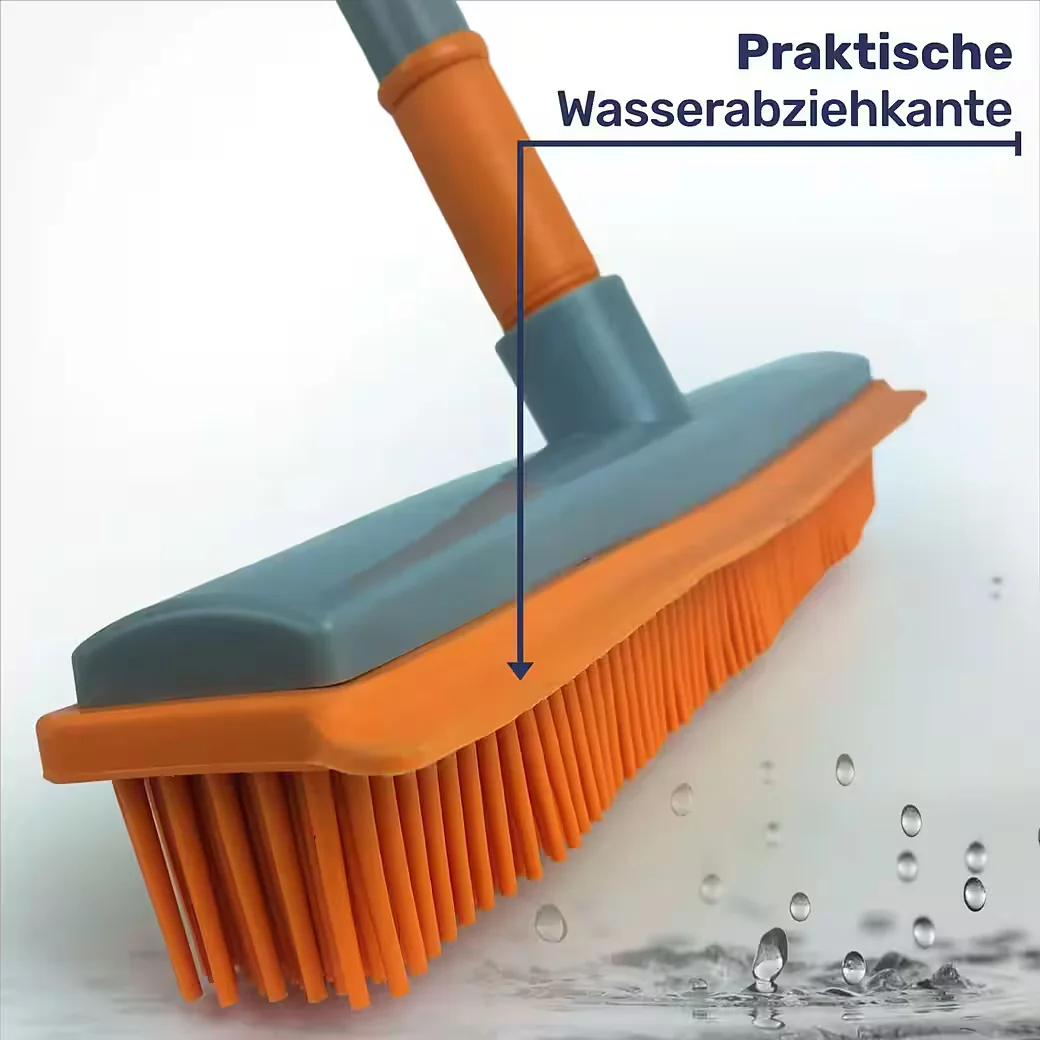 Gravidus Gummibesen mit Teleskopstiel und Abziehkante Kunststoff