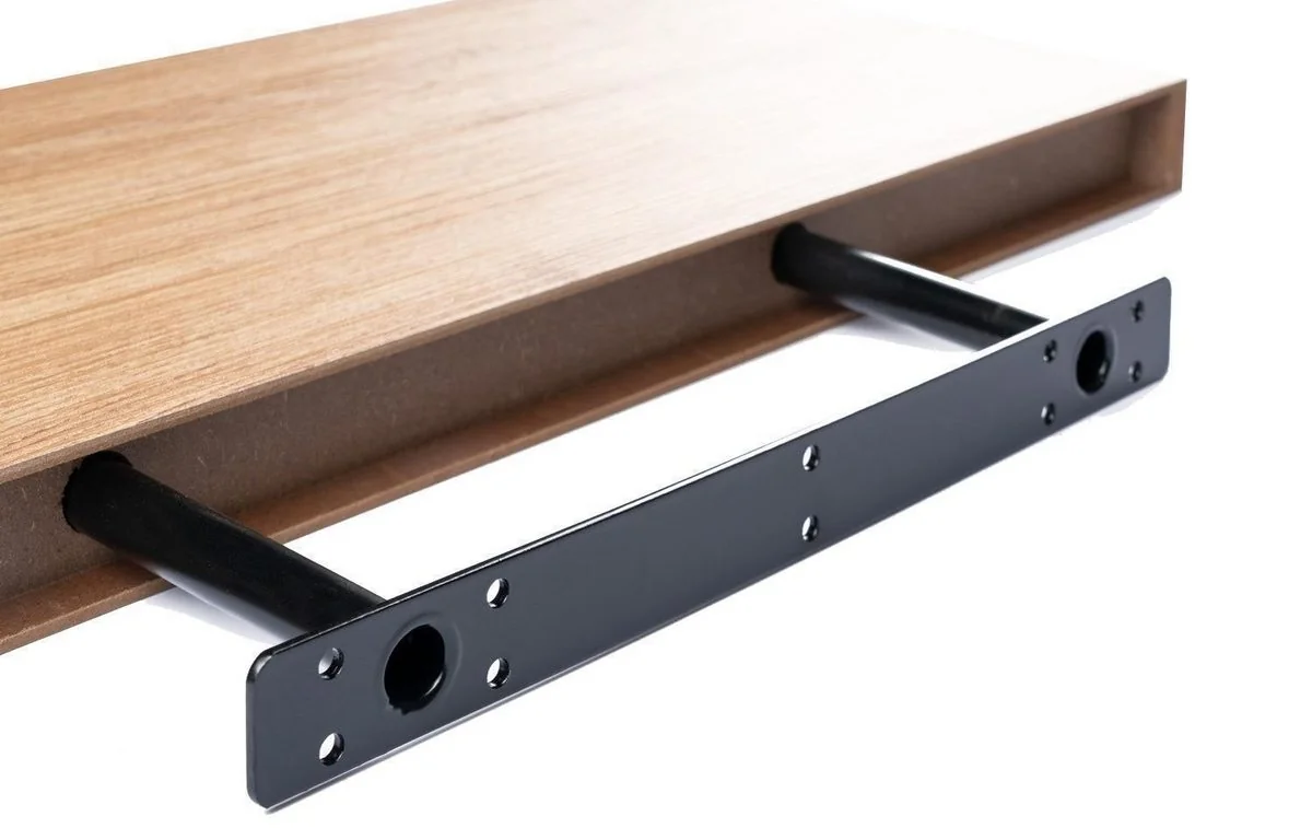 HOME4YOU Wandregal Wandboard mit Halterung 60 cm 2er Set