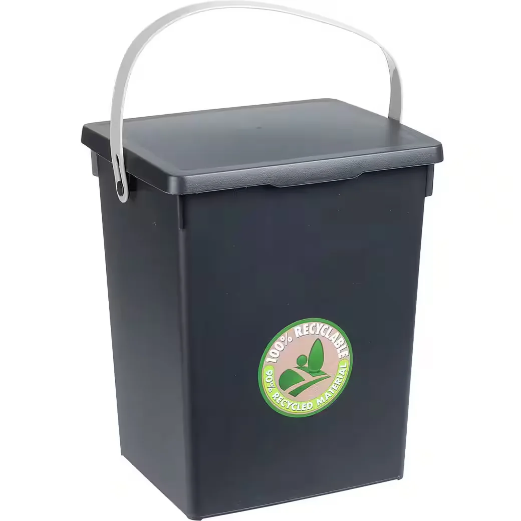 STORAGE SOLUTIONS Biomülleimer Küche 5,5 l aus recyceltem Kunststoff