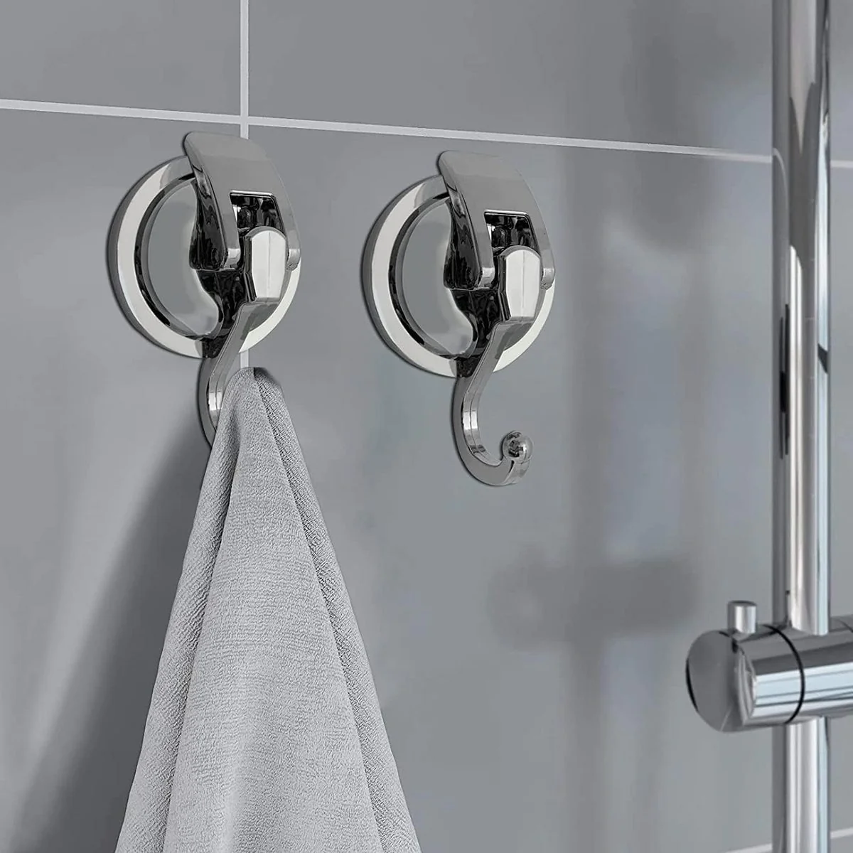 AURIVION Saugnapf-Wandhaken 4er Set ohne Bohren extra stark