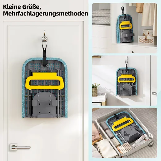 KINGRACK Tisch-Bügelbrett klappbar faltbar kompakt klein