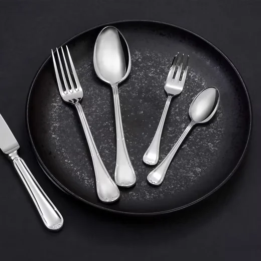 Gräwe Besteck-Set Bayreuth 10-teilig für 2 Personen Edelstahl silber