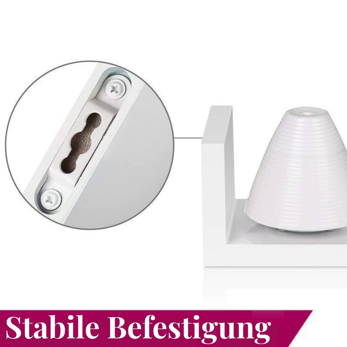 HOMFA Wandregal Hängeregal für Wohnzimmer Küche Bad