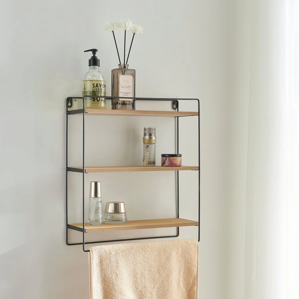 EN.CASA Wandregal Wandboard Regal zur Wandmontage