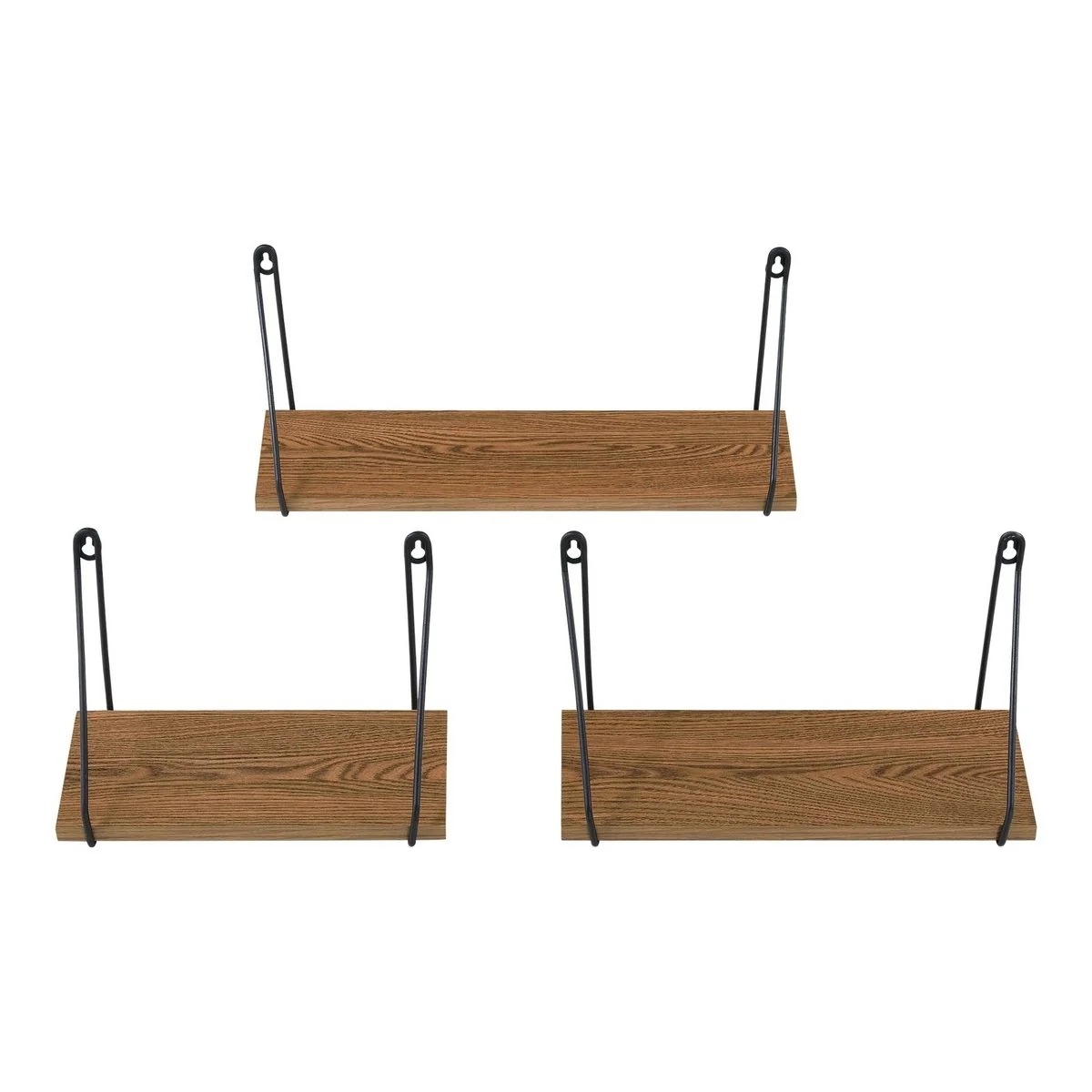 EN.CASA Wandregal Wandboard für Wohnzimmer Küche Bad