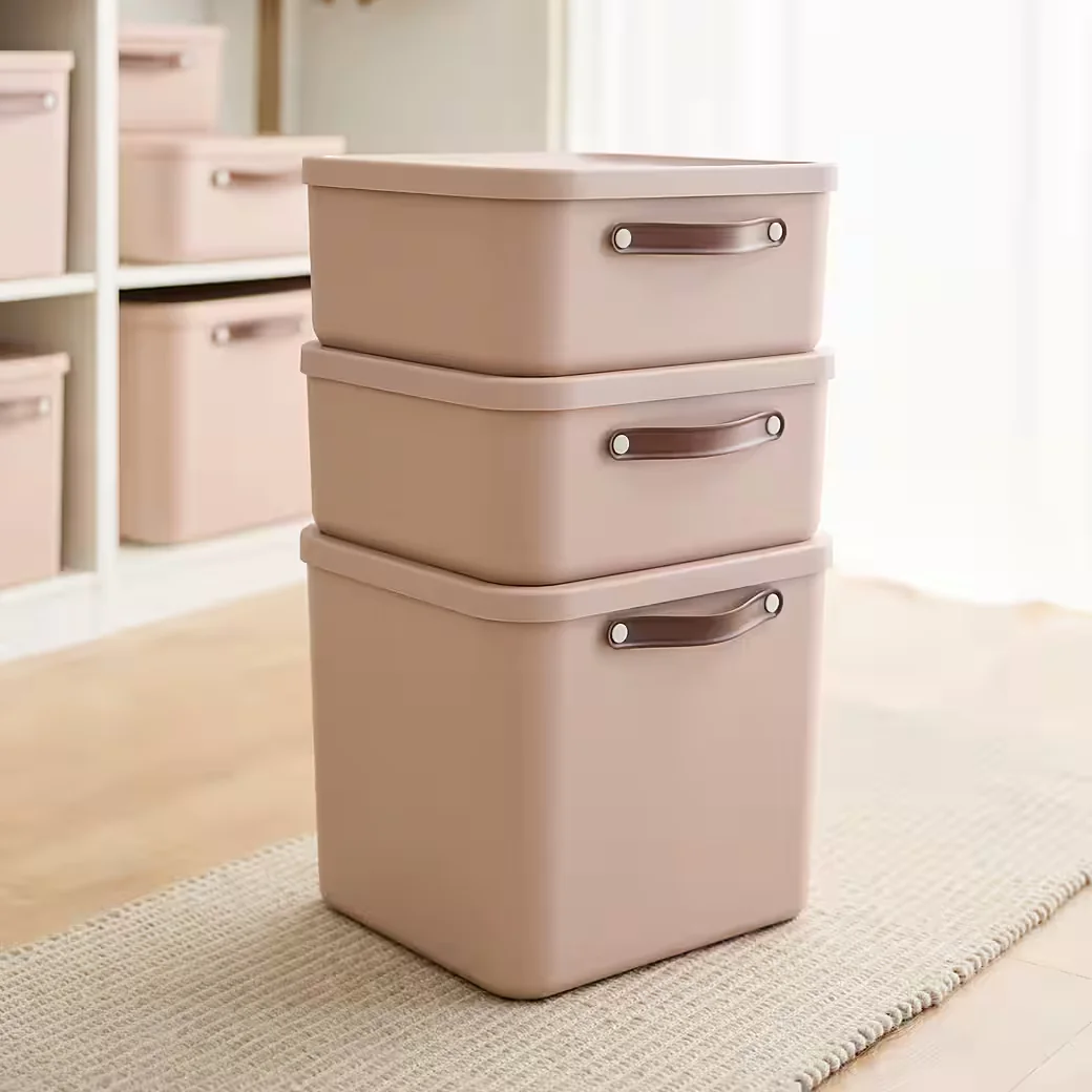 ROTHO Maloja Aufbewahrungsbox 20 l 2er-Set Kiste mit Deckel