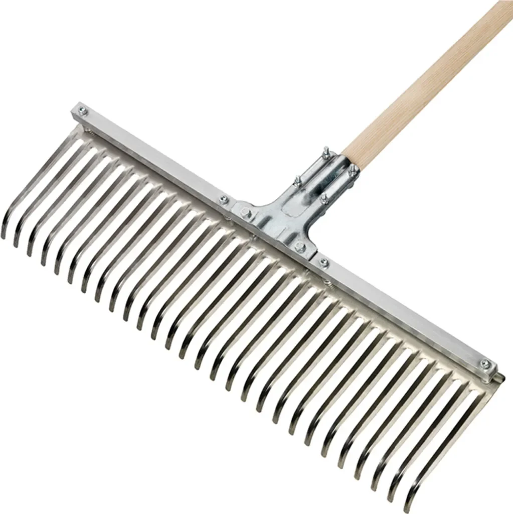 SIENA GARDEN Profi-Breitlaubbesen 56 cm Laubbesen Gartenrechen