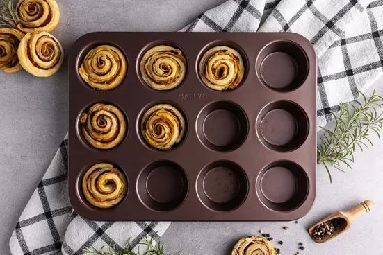 SALLYS Muffinform 12er Backform für Muffins