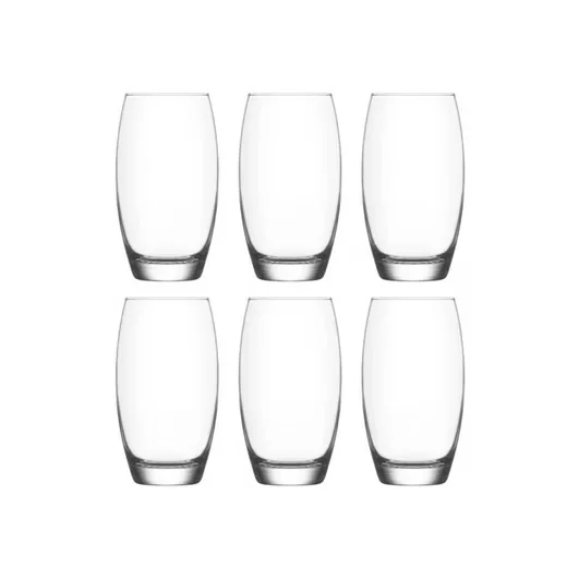 Lav Empire Wassergläser 510 ml 6er Set transparent modernes Design