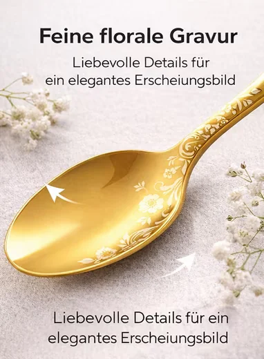 DIWZBYN Besteckset 20-teilig für 4 Personen aus Edelstahl