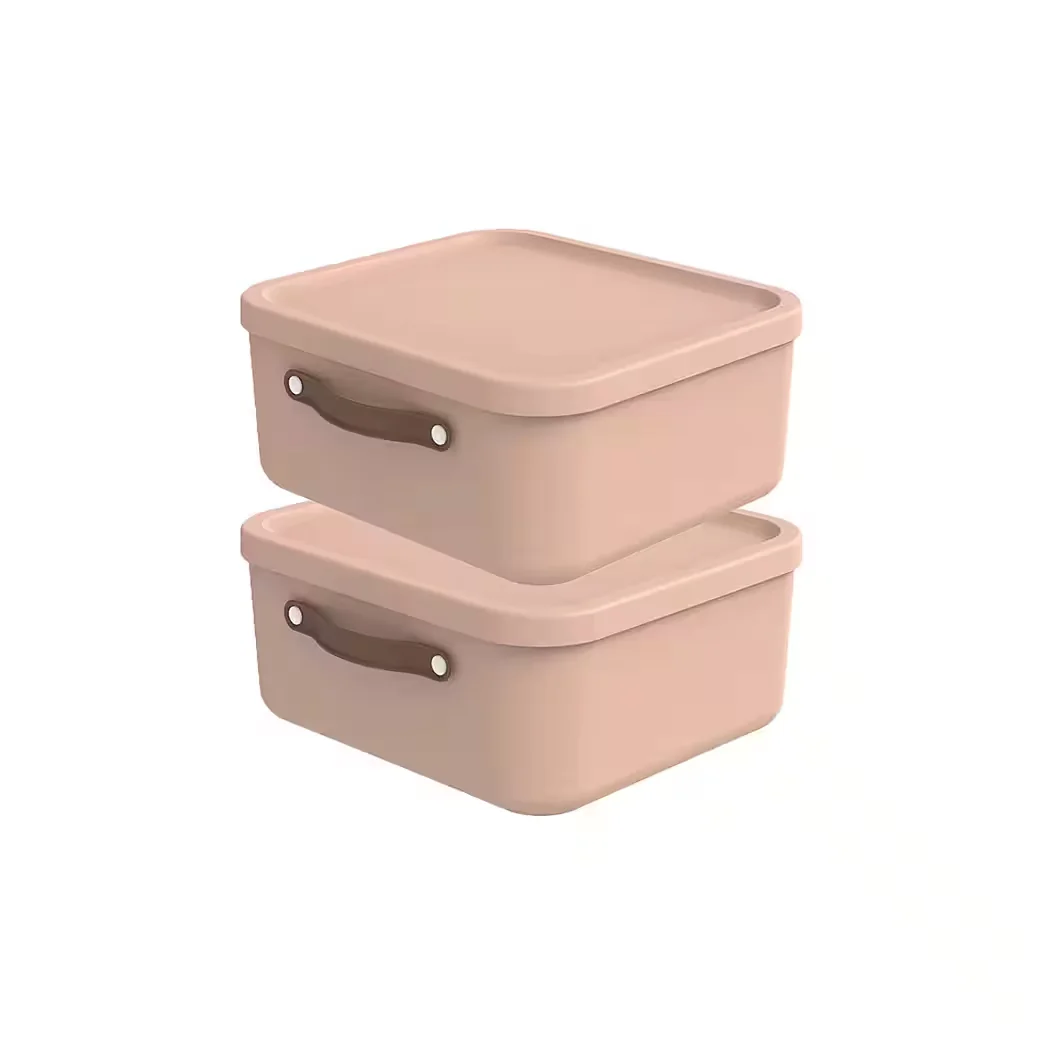 ROTHO Maloja Aufbewahrungsbox 20 l 2er-Set Kiste mit Deckel