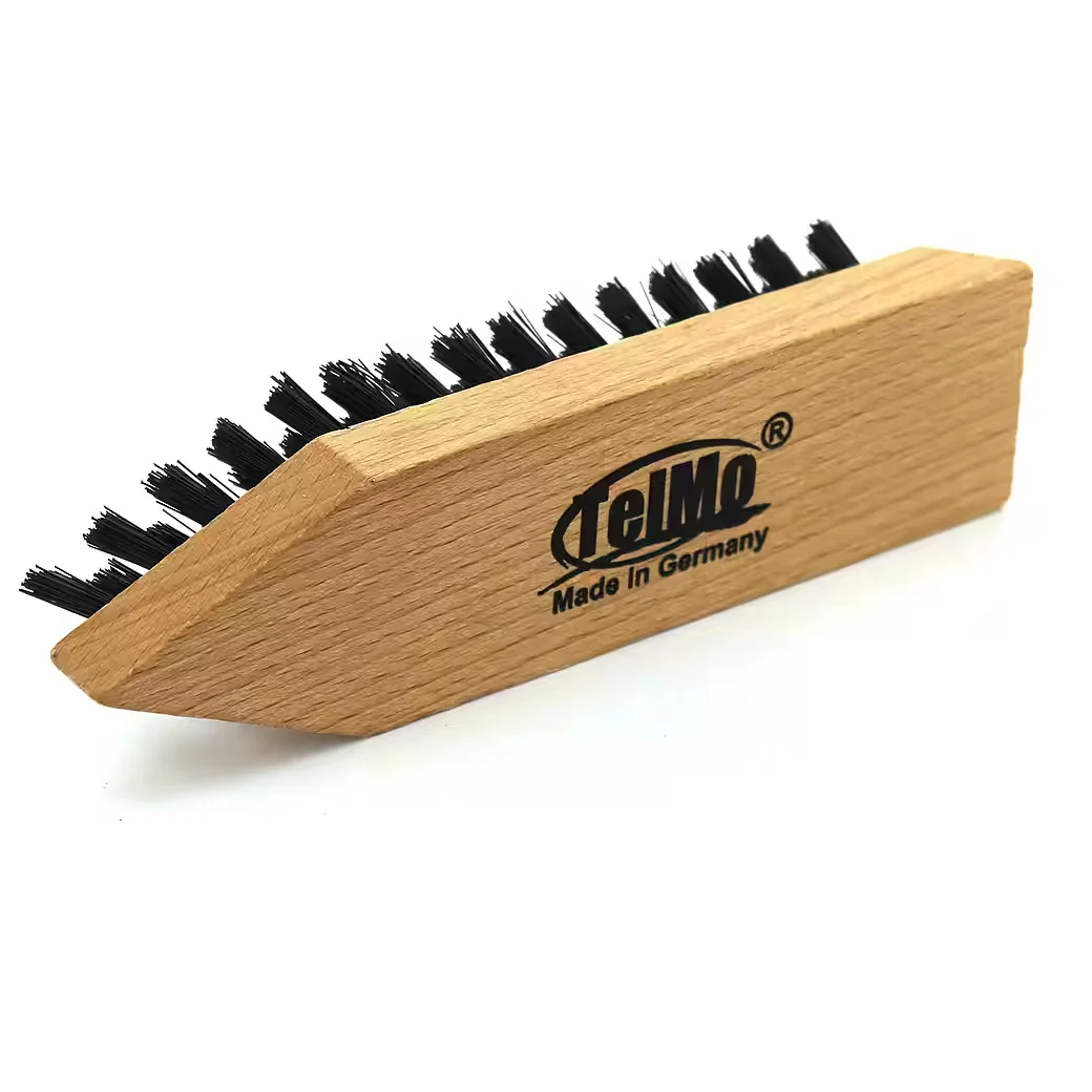 TELMO Reinigungsbürste Holz 16,3 cm schwarz Synthetikborsten lackiert