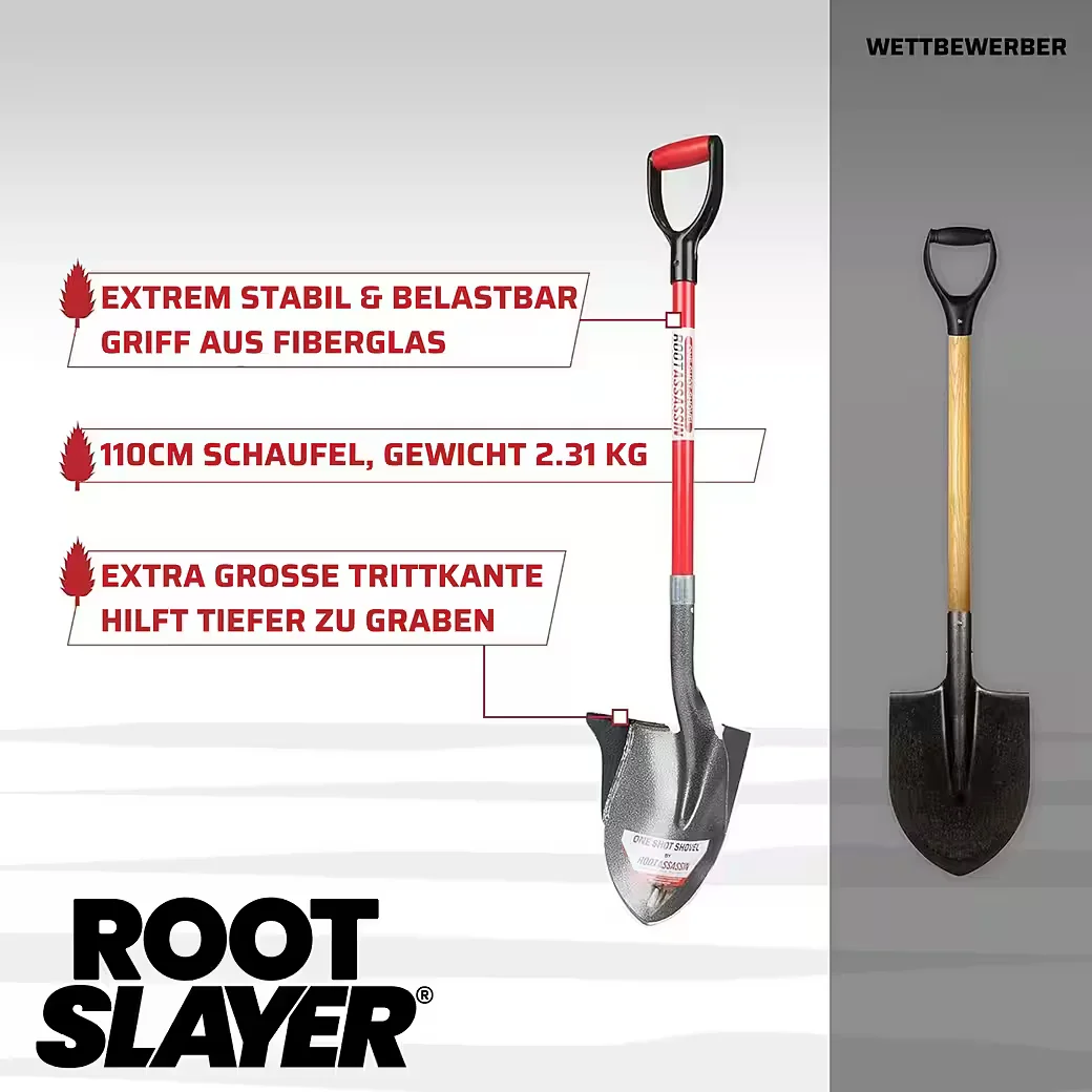 ROOT SLAYER 110 cm, Radius Root Assassin Gartenschaufel robust