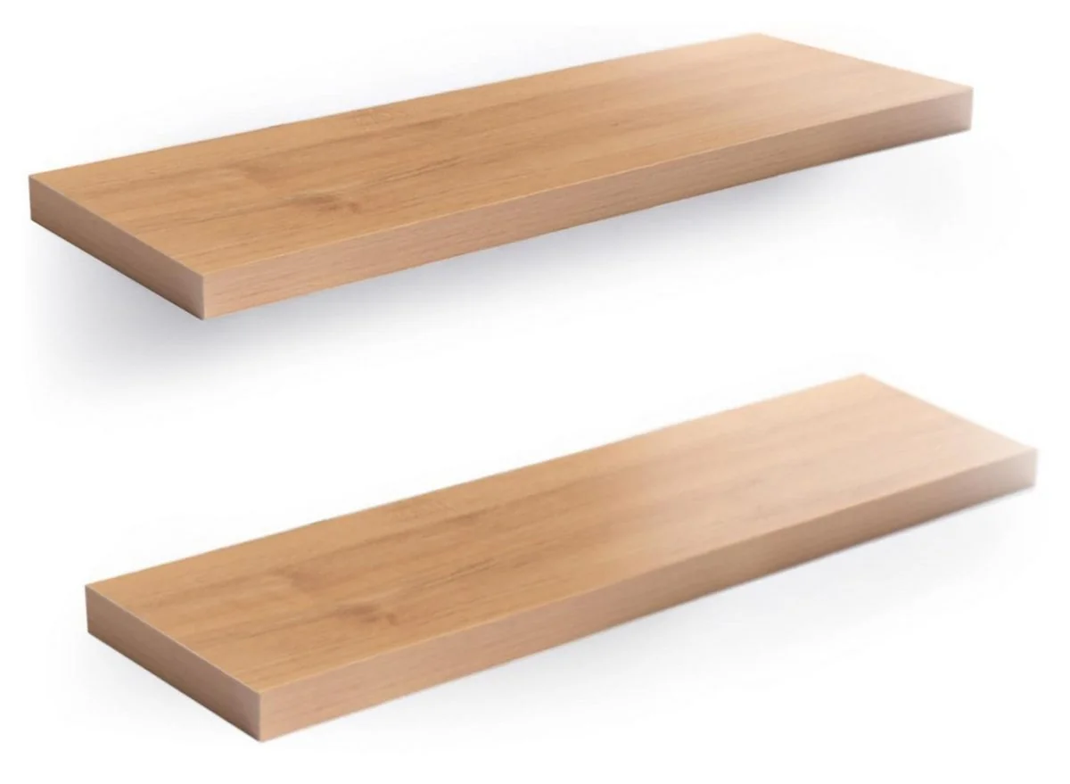 HOME4YOU Wandregal Wandboard mit Halterung 60 cm 2er Set